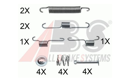 Accessory Kit, brake shoes, Image 2