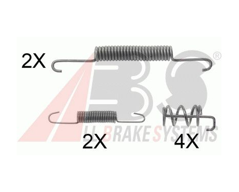 Accessory Kit, brake shoes, Image 2