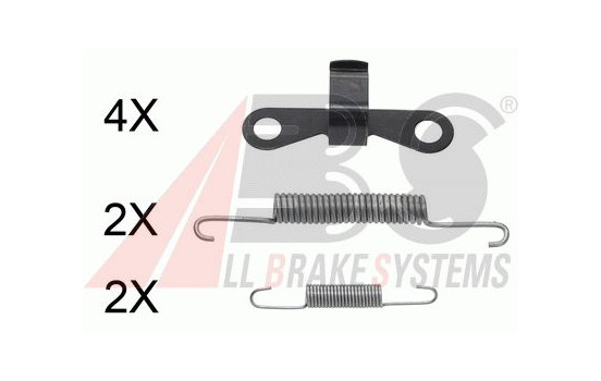 Accessory Kit, brake shoes, Image 2