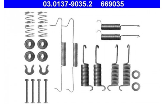Accessory Kit, brake shoes
