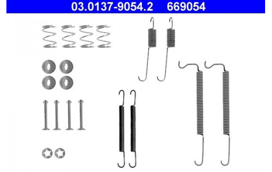 Accessory Kit, brake shoes