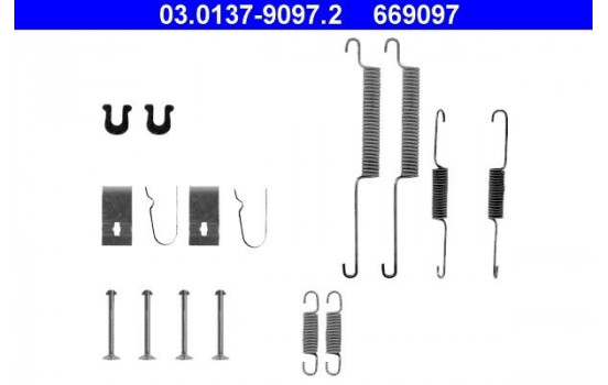 Accessory Kit, brake shoes