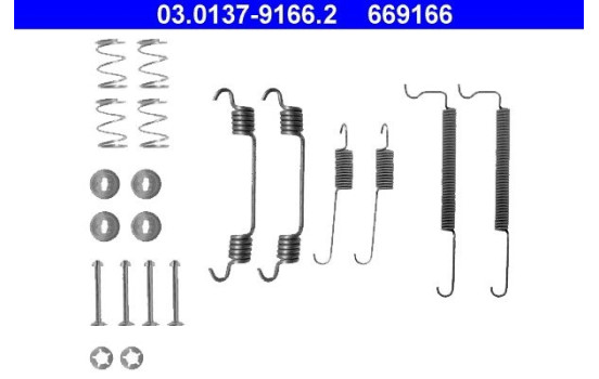 Accessory Kit, brake shoes