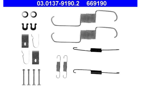 Accessory Kit, brake shoes