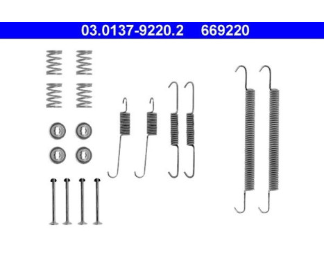 Accessory Kit, brake shoes