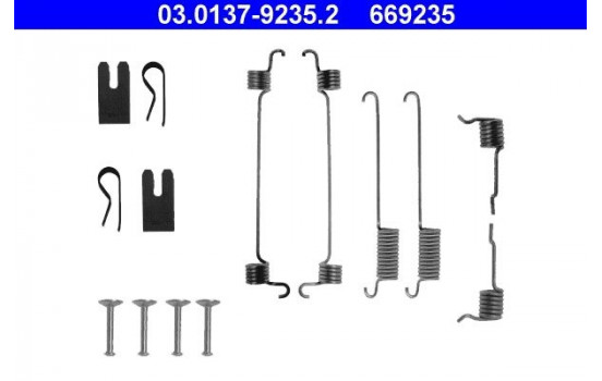 Accessory Kit, brake shoes