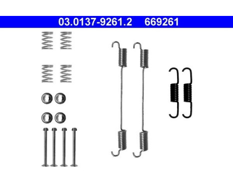 Accessory Kit, brake shoes