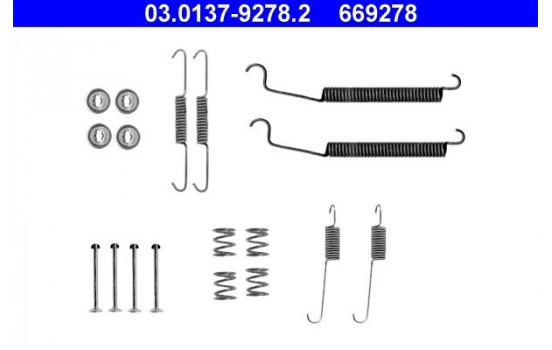 Accessory Kit, brake shoes