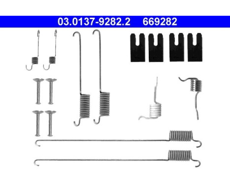 Accessory Kit, brake shoes