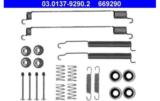 Accessory Kit, brake shoes