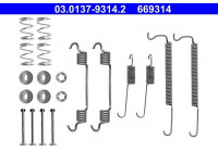 Accessory Kit, brake shoes
