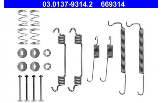 Accessory Kit, brake shoes