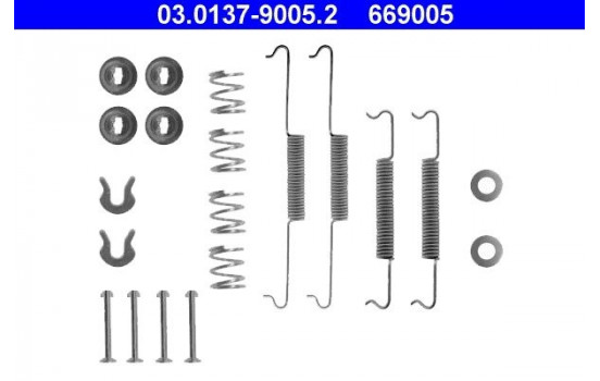 Accessory Kit, brake shoes