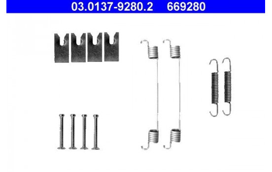 Accessory Kit, brake shoes