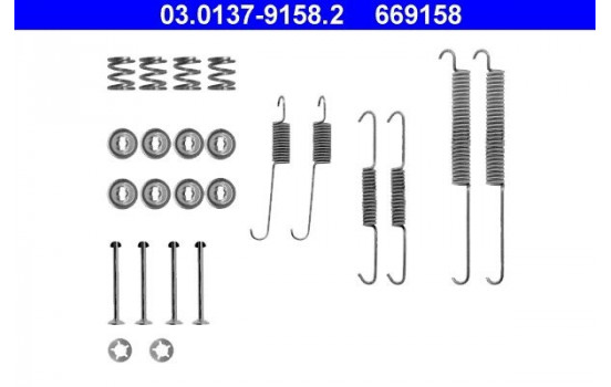 Accessory Kit, brake shoes