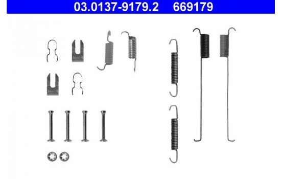 Accessory Kit, brake shoes