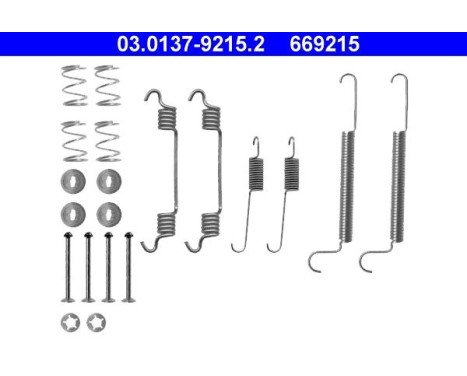 Accessory Kit, brake shoes