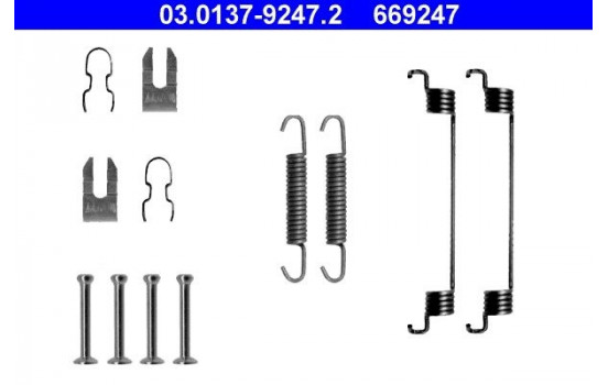 Accessory Kit, brake shoes