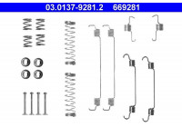 Accessory Kit, brake shoes