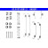 Accessory Kit, brake shoes