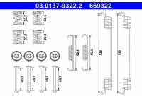 Accessory Kit, brake shoes