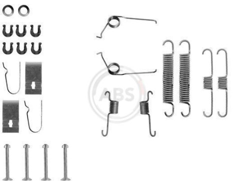 Accessory Kit, brake shoes, Image 3