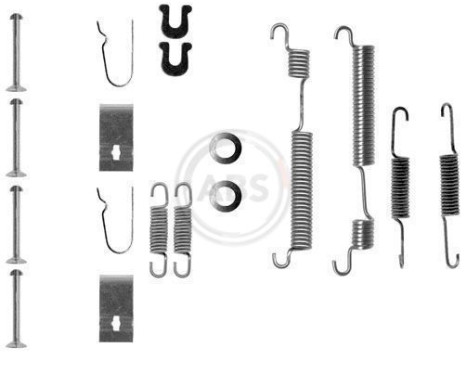 Accessory Kit, brake shoes, Image 3