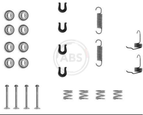 Accessory Kit, brake shoes, Image 3