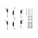 Accessory Kit, brake shoes