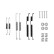 Accessory Kit, brake shoes