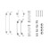 Accessory Kit, brake shoes