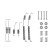 Accessory Kit, brake shoes