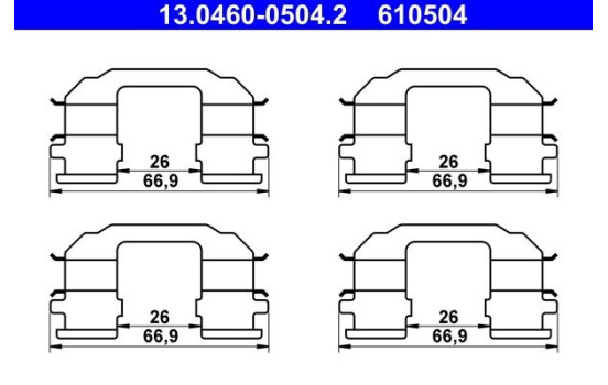 Accessory Kit, disc brake pad