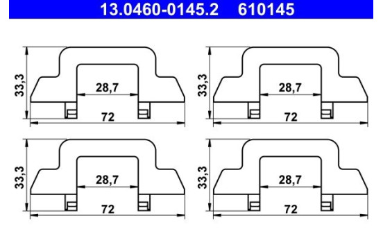 Accessory Kit, disc brake pad