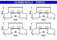 Accessory Kit, disc brake pad