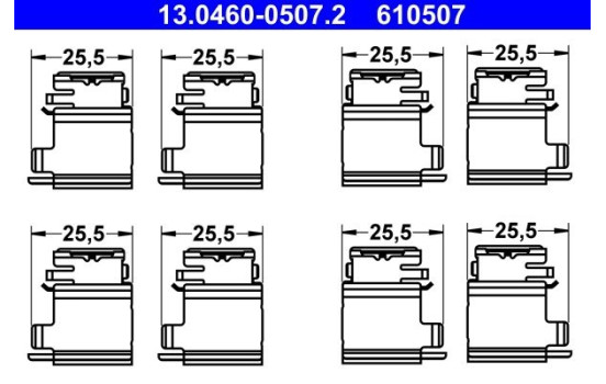 Accessory Kit, disc brake pad