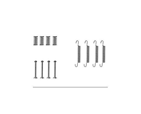 Accessory Kit, parking brake shoes, Image 2