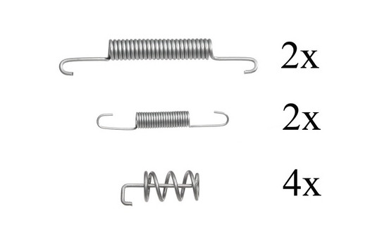 Accessory Kit, parking brake shoes, Image 2