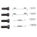 Accessory Kit, parking brake shoes, Thumbnail 2