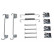 Accessory Kit, parking brake shoes, Thumbnail 2