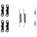 Accessory Kit, parking brake shoes