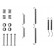 Accessory Kit, parking brake shoes