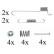 Accessory Kit, parking brake shoes