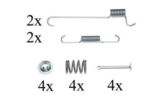 Accessory Kit, parking brake shoes