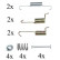 Accessory Kit, parking brake shoes