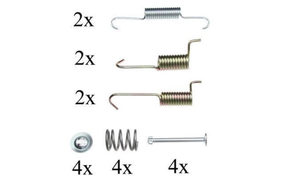 Accessory Kit, parking brake shoes