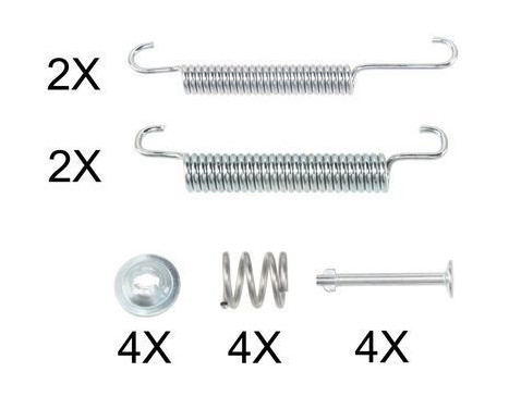 Accessory Kit, parking brake shoes