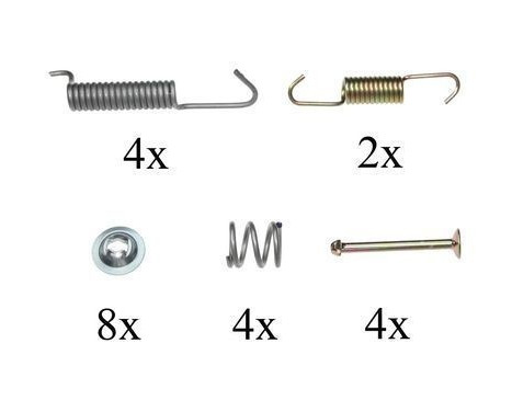 Accessory Kit, parking brake shoes