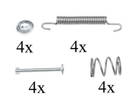 Accessory Kit, parking brake shoes