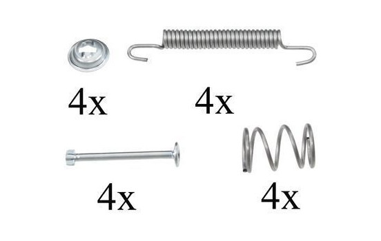 Accessory Kit, parking brake shoes